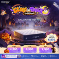 The Atlantis V2 Pro 11-inch thick latex and pocket spring mattress offers a cool-touch feel, combining softness and firmness with charcoal technology for ultimate comfort. A best-selling model.