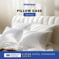 Hotel Pillow Case Hotel quality pillowcases, white and white striped