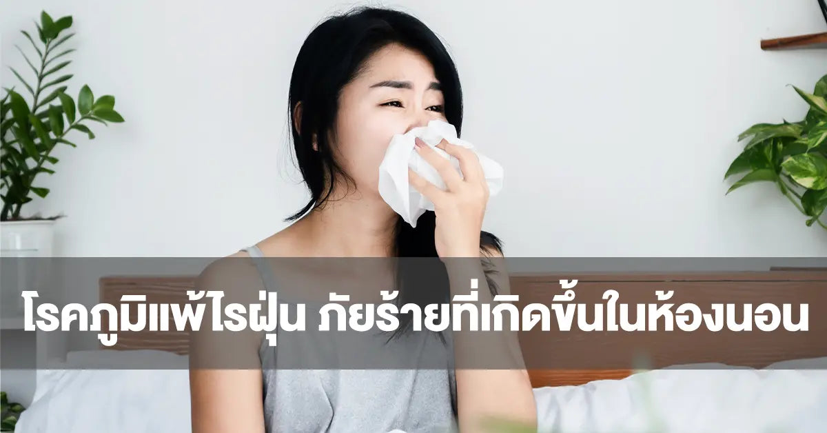 โรคภูมิแพ้ไรฝุ่น ภัยร้ายที่เกิดขึ้นในห้องนอน