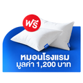 หมอนโรงแรม 2 ใบ
