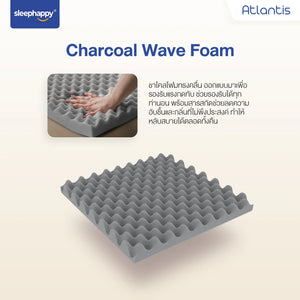 ที่นอนพ็อกเก็ตสปริง รุ่น Atlantis พ็อกเก็ตสปริง 5 โซน ช่วยลดเเรงสั่นสะเทือน ไม่รบกวนคู่นอน สัมผัสแน่น ช่วยรองรับสรีระได้ดี - sleep-happy-th