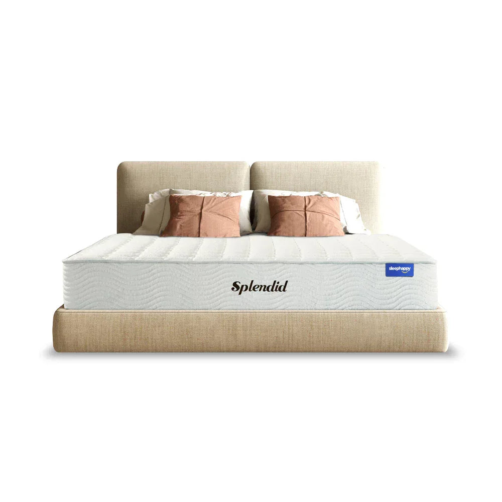 ที่นอนพ็อกเก็ตสปริง รุ่น Splendid สัมผัสนุ่มกึ่งแน่น สไตล์โรงแรม ลดเเรงสั่นสะเทือนได้ดี - sleep-happy-th