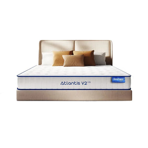 ที่นอนพ็อกเก็ตสปริง รุ่น Atlantis V2 Lite เสริมยางพาราธรรมชาติ สัมผัสแน่นและเด้ง โอบรับสรีระ ช่วยลดอาการปวดหลังได้ดี - sleep-happy-th