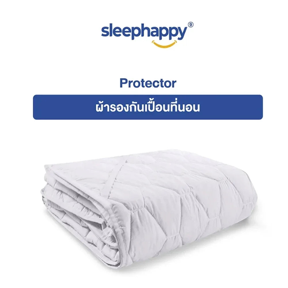 Microbrush Protector ผ้ารองกันเปื้อน ผ้ารองที่นอน กันไรฝุ่นและแบคทีเรีย ทนทาน 100% มียางรัดมุม 4 ด้าน - sleep-happy-th