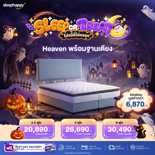 ชุดสุดคุ้ม ที่นอน Dream Master Heaven + ฐานเตียง + หัวเตียง (Bed Base + Headboard)
