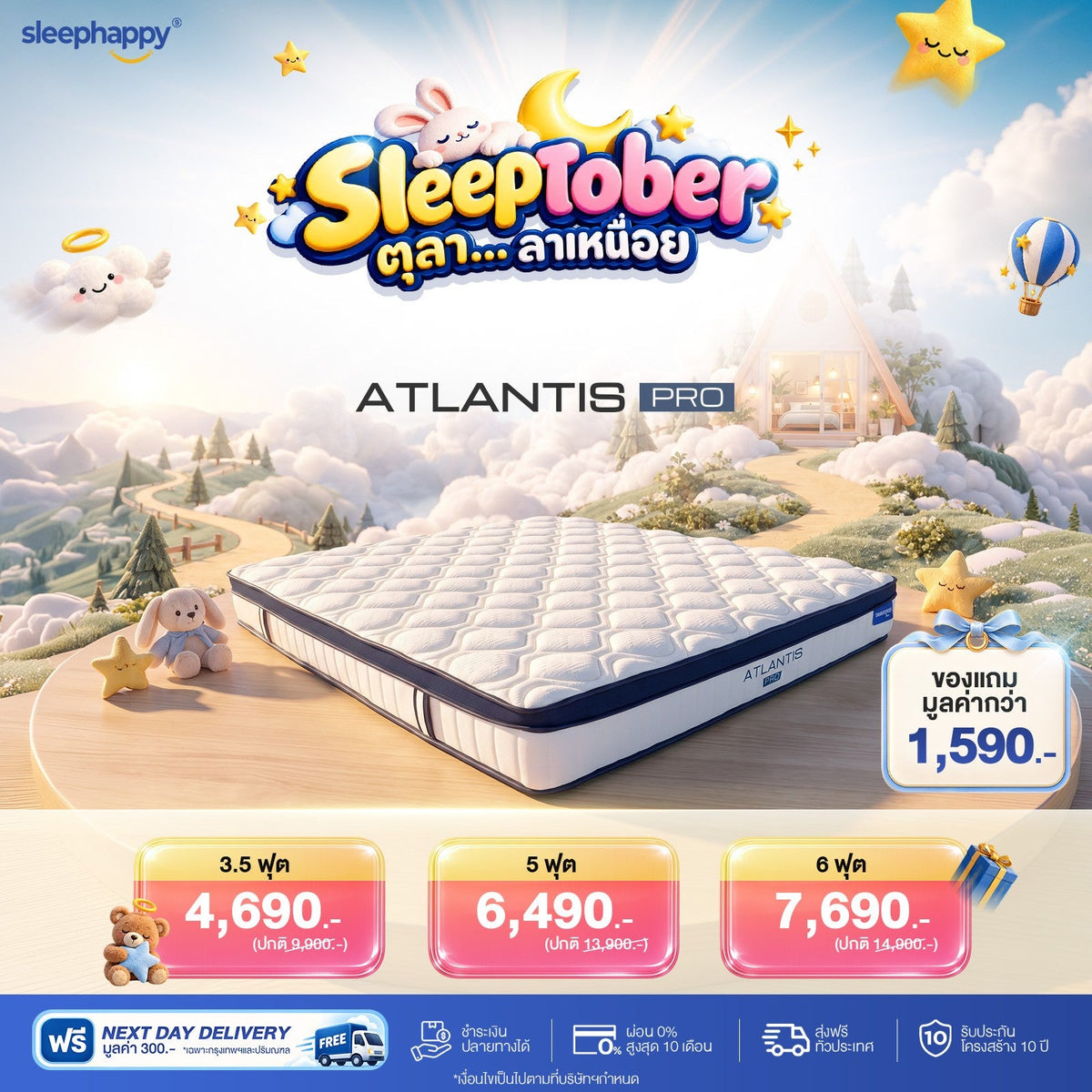 SleepTober ตุลา…ล้าเหนื่อย 1–15 ต.ค. 69