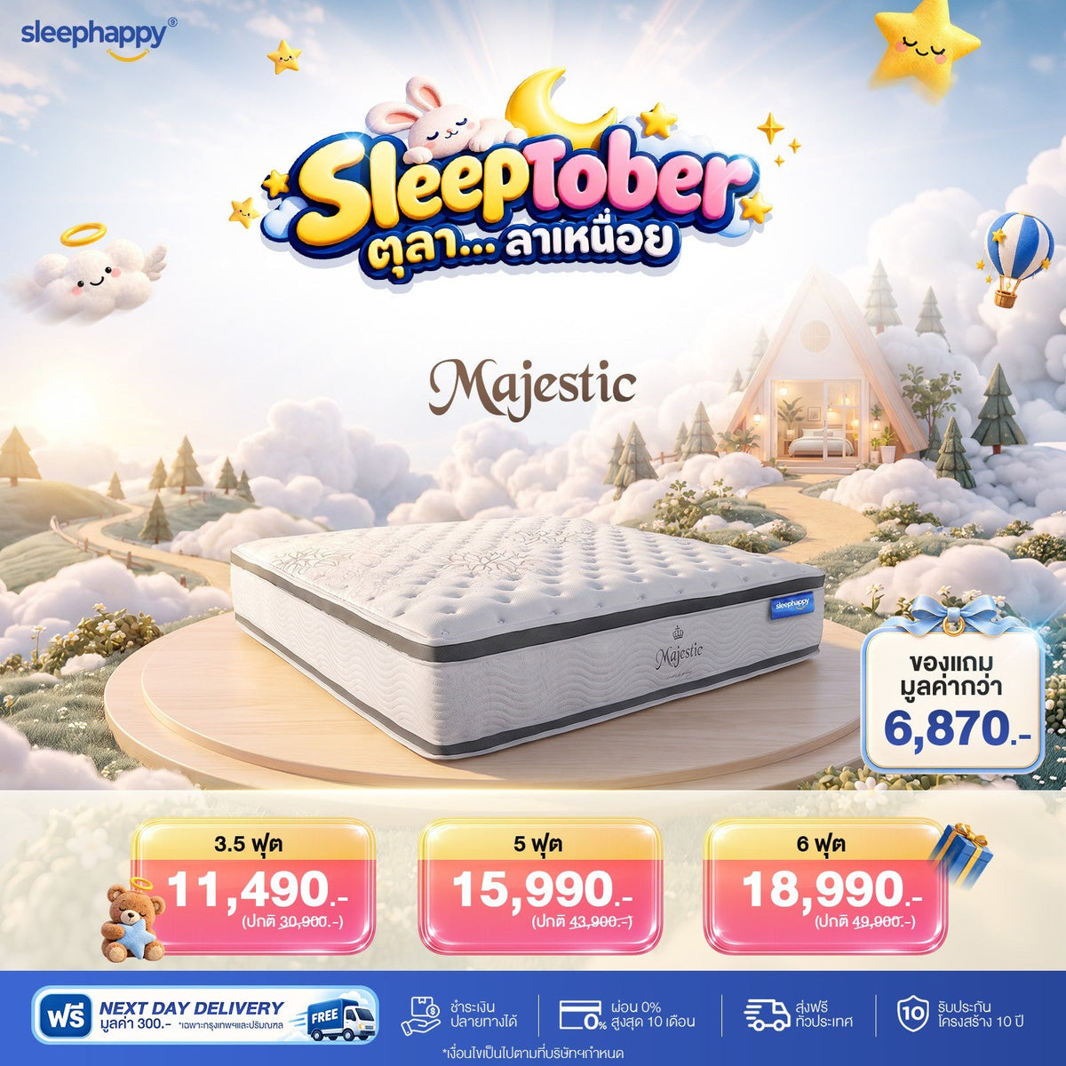 SleepTober ตุลา…ล้าเหนื่อย 1–15 ต.ค. 69